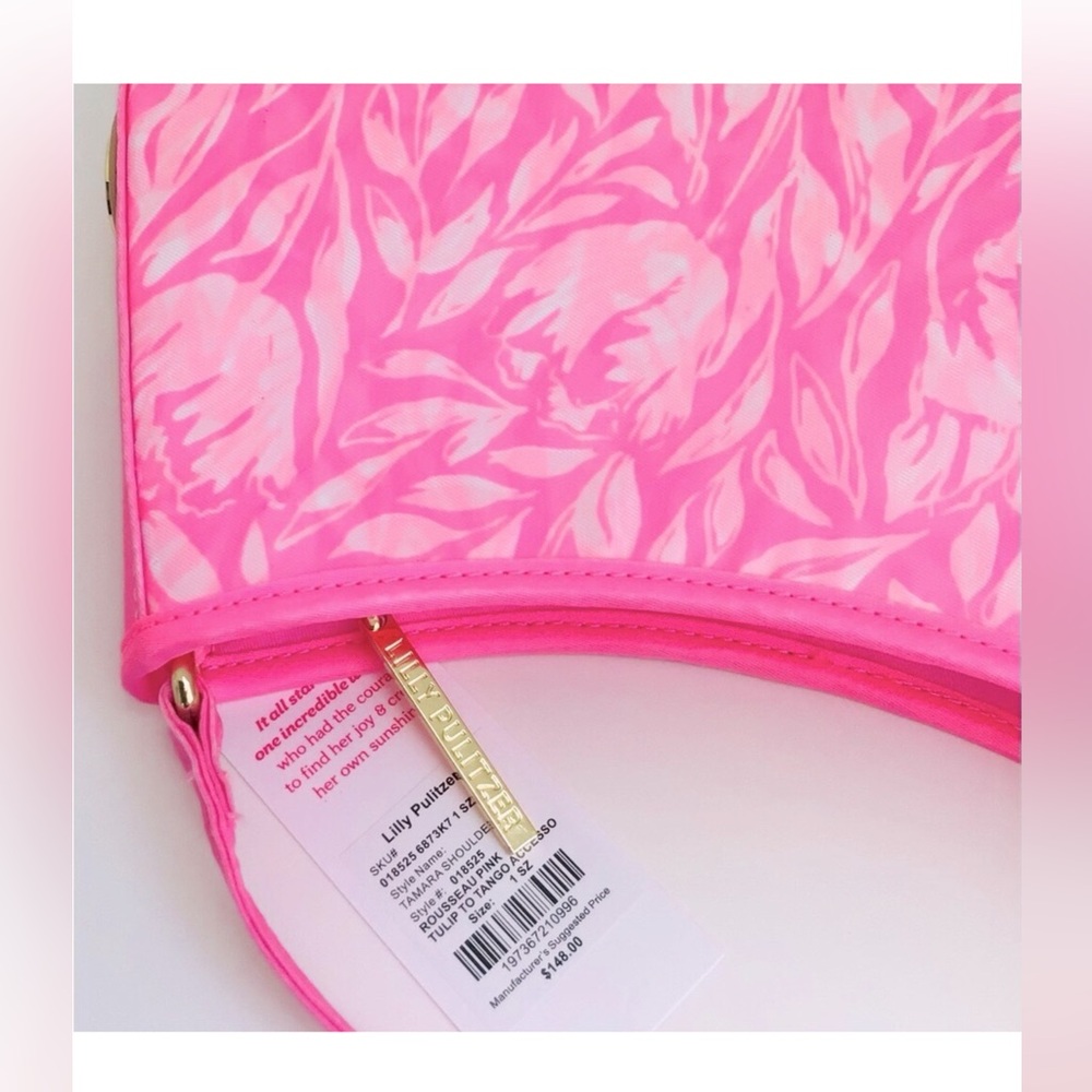 Lilly Pulitzer Blaise Romper Dress And Tamara Shoulder Bag-Rousseau Pink-NWT - Picture 6 of 15